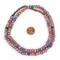 The Bead Chest Nepali Chevron Glass Beads: Inspired by African Trade Beads, Full Strand